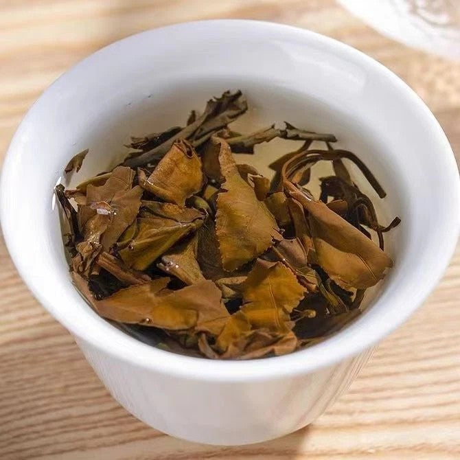 250g FuDing Ball-shaped Aged Shou Mei Longevity Eyebrow Handmade pearl White Tea