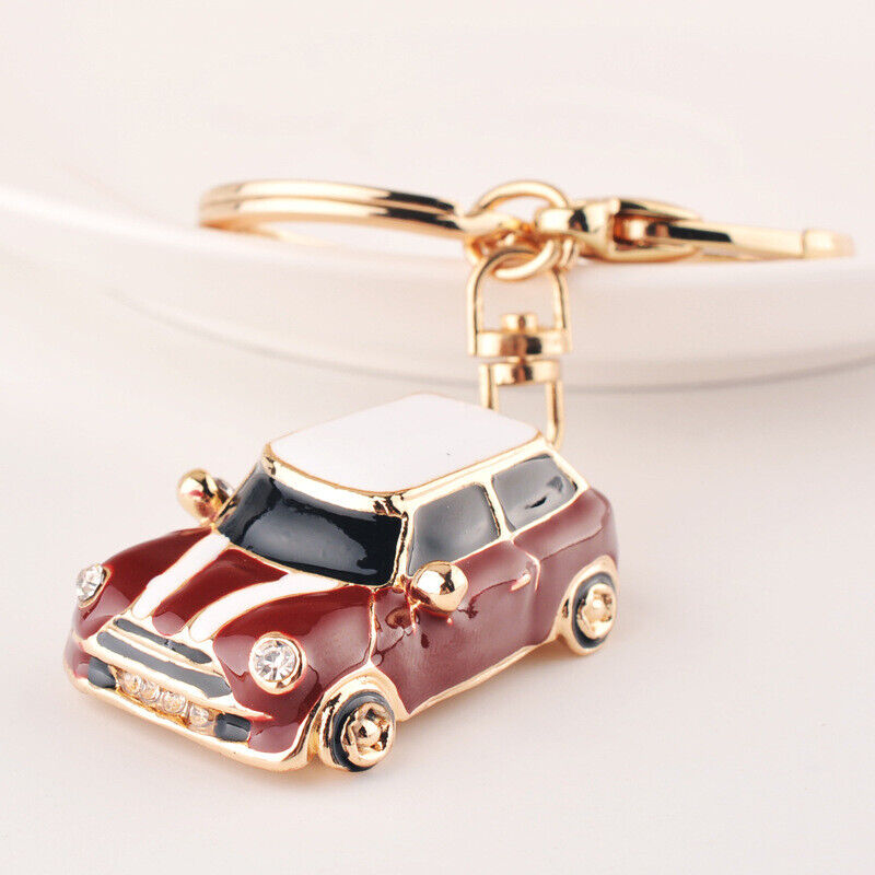Beetle Car Keychain Purse Bag Car Pendant Key Chain Delicacy Small Keyring Gift