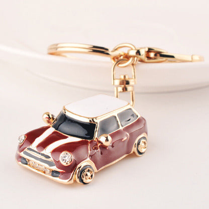 Beetle Car Keychain Purse Bag Car Pendant Key Chain Delicacy Small Keyring Gift