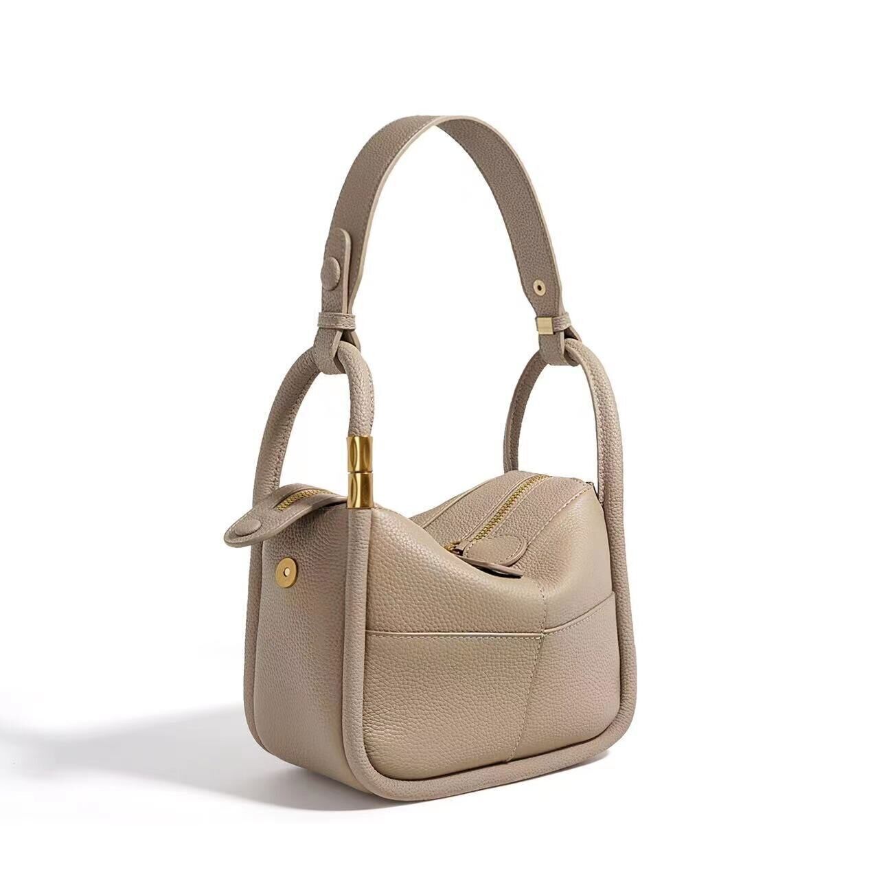 2023 Winter Genuine Leather Shoulder Bag Real Leather Handbag Ladies Bag
