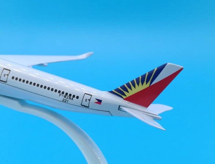 16CM Philippines AIRBUS A350 Passenger Aircraft Plane Diecast Airplane Model