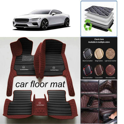 For Jaguar All Models 2000-2020 Car Floor Mats Luxury Custom Waterproof Carpets