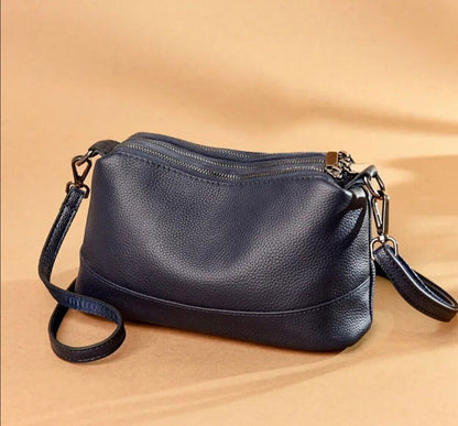 100% Genuine Leather Women Shoulder Bag Handbags Retro Crossbody Messenger Purse