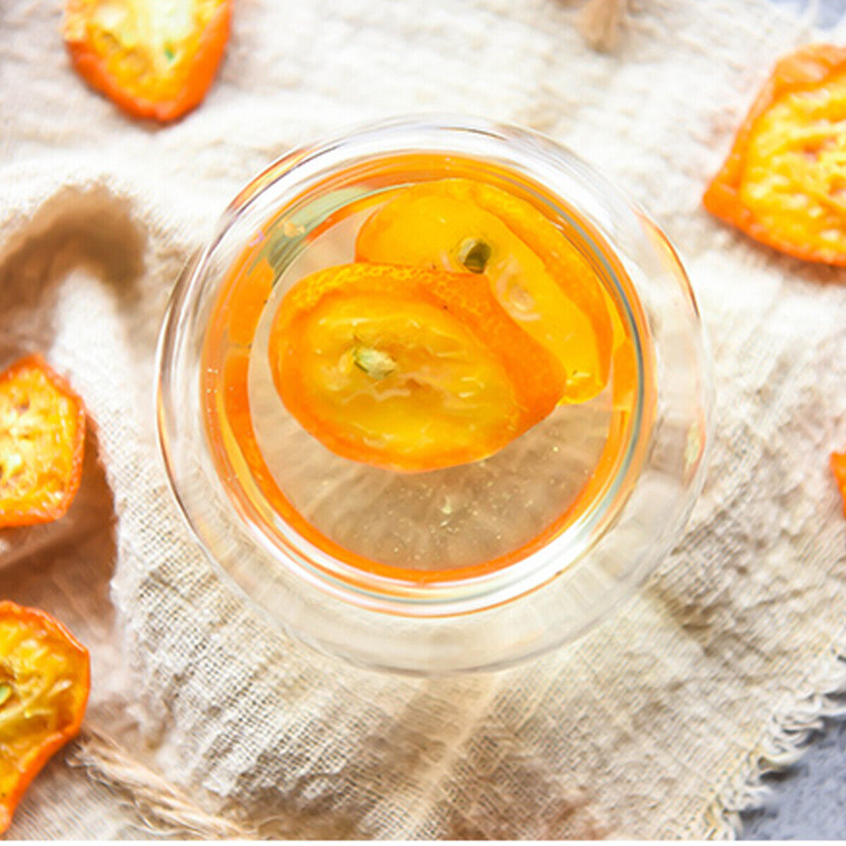 An Appetite Chinese Special Moistening Lung Health Kumquat Slices Tea Fruit Tea