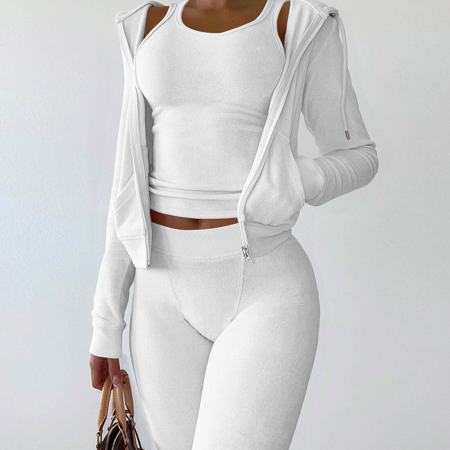 Jacket Tracksuit Two Piece Set 2 Pieces Sets Women Outfit Sweatsuit Jackets