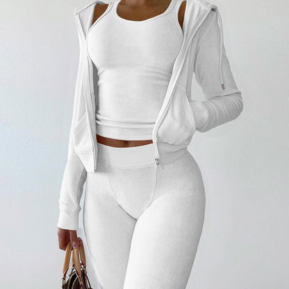 Jacket Tracksuit Two Piece Set 2 Pieces Sets Women Outfit Sweatsuit Jackets