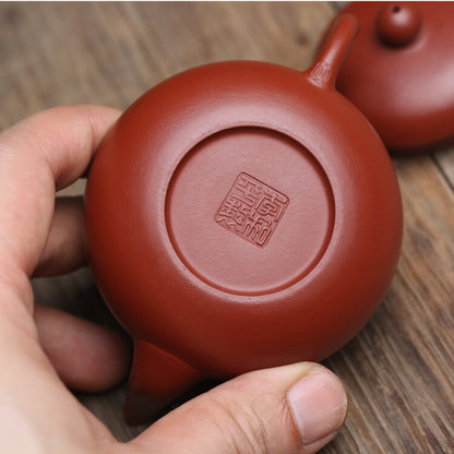 True Yixing Zisha Dahongpao Clay Marked Tea Pot Pear Shaped Pot Of Tea Small New