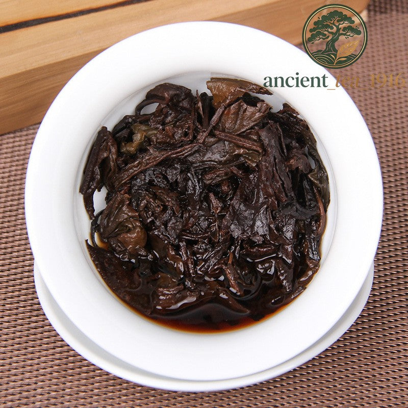 500g 2022 Yunnan Pu-erh Ripe Tea LaobanZhang Ancient Tree Tea Bricks