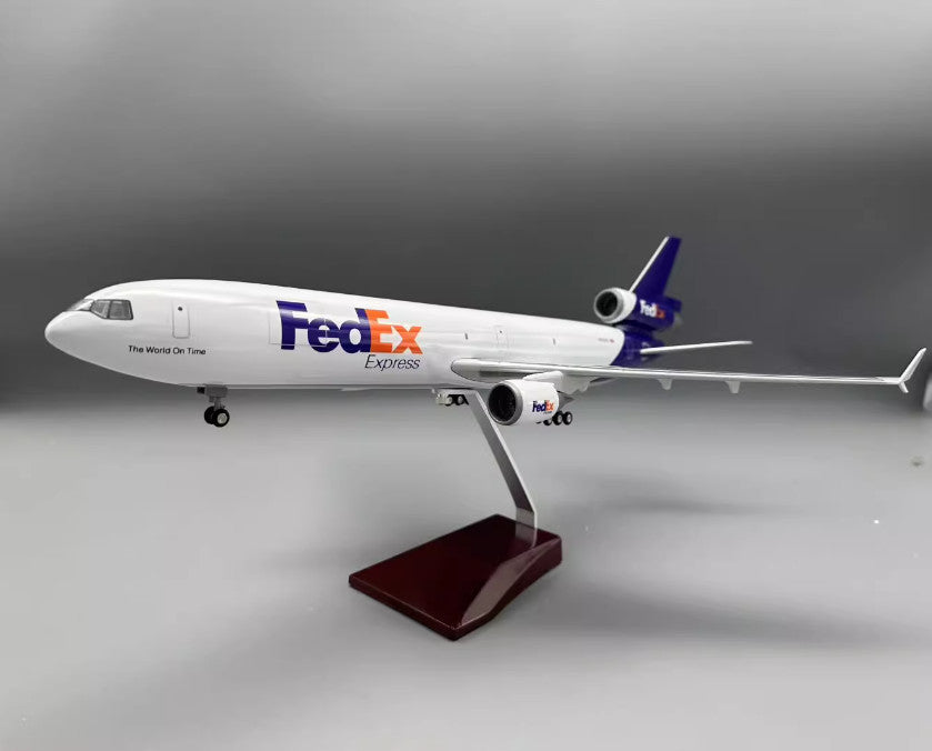 47CM 1:130 FedEx McDonnell Douglas MD-11 Plane Airplane Landing Gear Resin Model