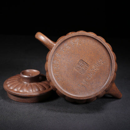 vintage chinese yixing purple clay teapot zisha ceremony teaware art collection