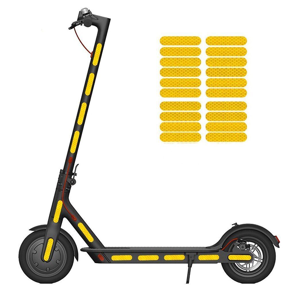Electric Scooter Reflective Sticker Accessories Waterproof Luminous Night Riding