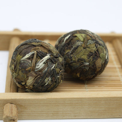 500g Pressed Craft Tea 2017 Top-Grade Fuding White Tea Spherical Peony White Tea