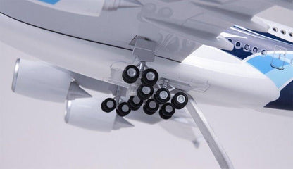 46CM 1:160 Malaysia Airlines AIRBUS A380 Airplane Landing Gear Resin Plane Model