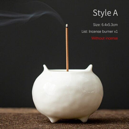 Ceramic Stick Incense Burner Holder