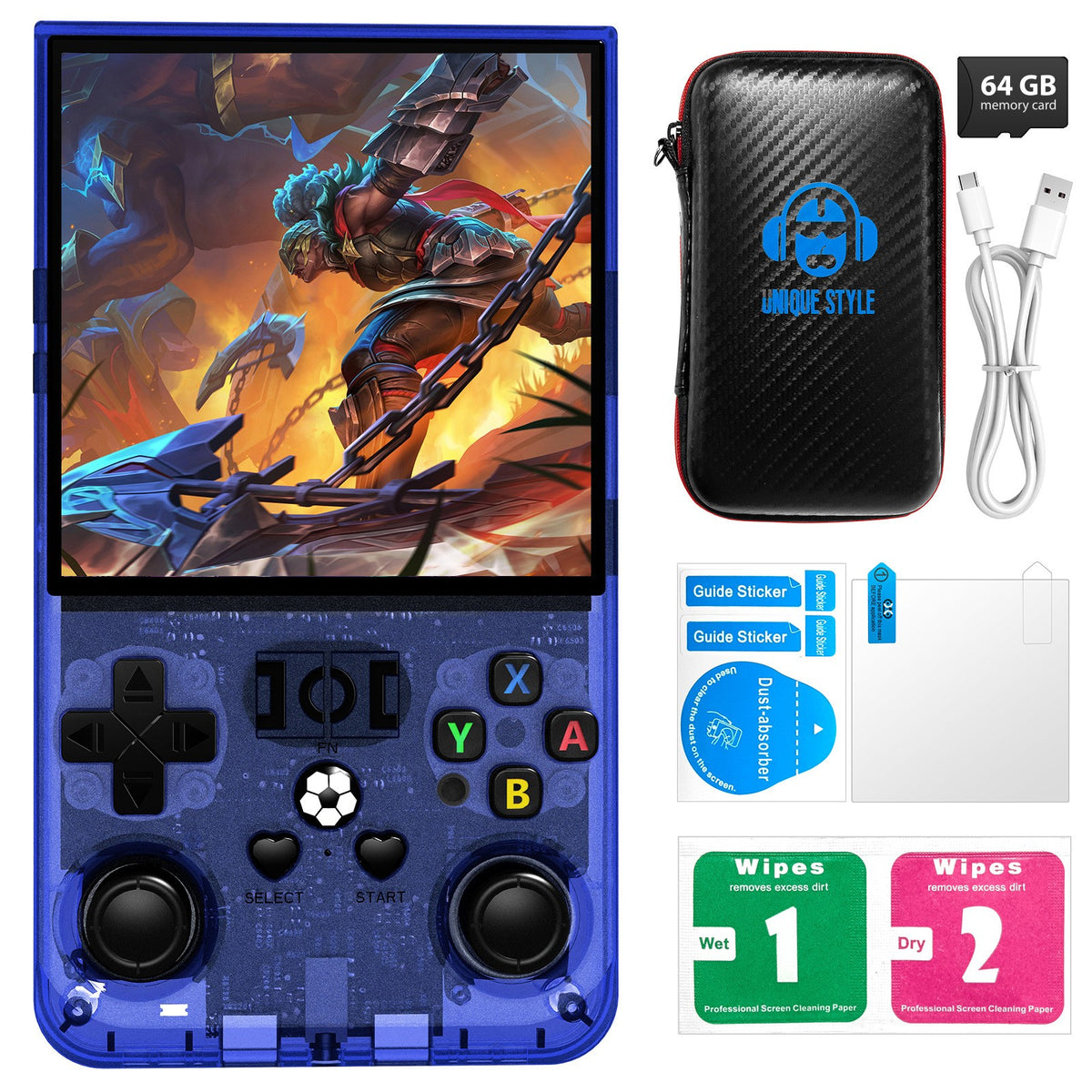 R36max 4 Inch Super Screen Open Source Handheld Game Console Linu 15000+Games