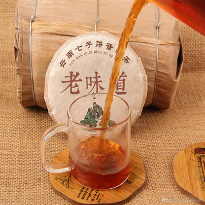 100g Old Ban Zhang Ripe Pu-erh Tea Shu Cha Organic Tea China Premium Organic Tea