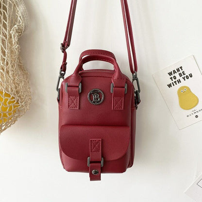 Portable Double-layer Messenger Square Bag Mini Mobile Phone Bag Cute Side Bag