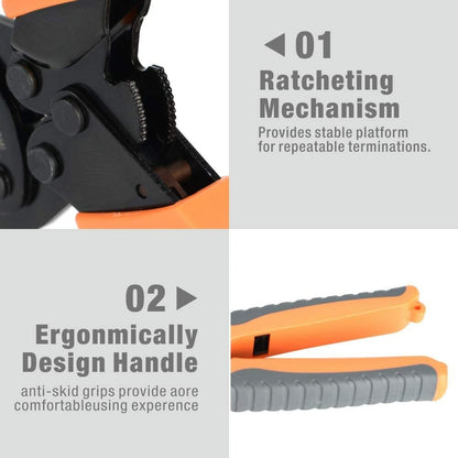 IWISS IWS-1442L Micro Connector Crimper Pliers for Crimping AWG30-14 Open-barrel