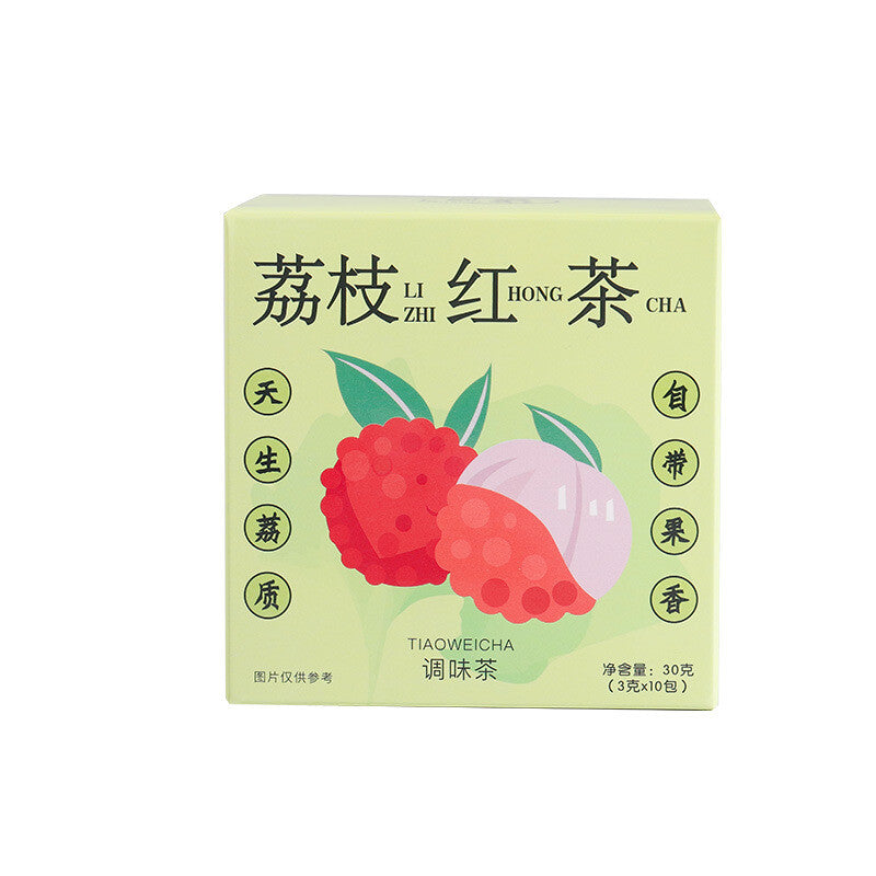 Lychee Black Tea 30g Flower Fruit Tea Triangle Tea Bags Summer Health Drink