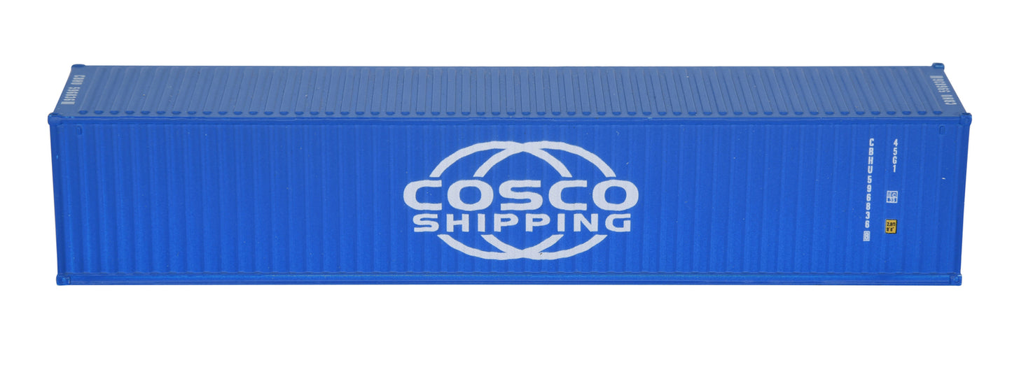 1:87 COSCO 40GP Metal Shipping Container Model Toy Home Office Decor Gift