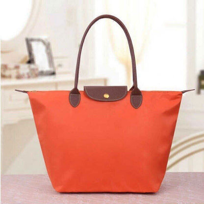 Women Shoulder Fashion Bag Large Nylon Handbag Folding Storage Bags Casual