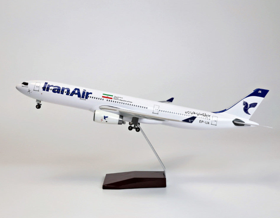 1:135 47CM IRAN AIR AIRBUS A330 Airplane Landing Gears Resin Aircraft Model