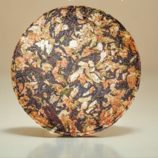 200g Yunnan Fengqing Dian Hong Tea Cake Jasmine Ancient Tree Black Tea