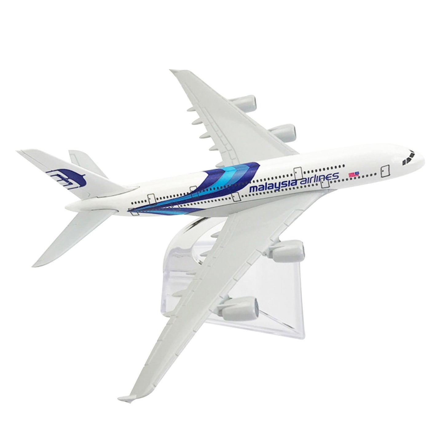 1:400 Scale Malaysia Airlines A380 Model Plane 16cm Alloy Diecast Airplane Model