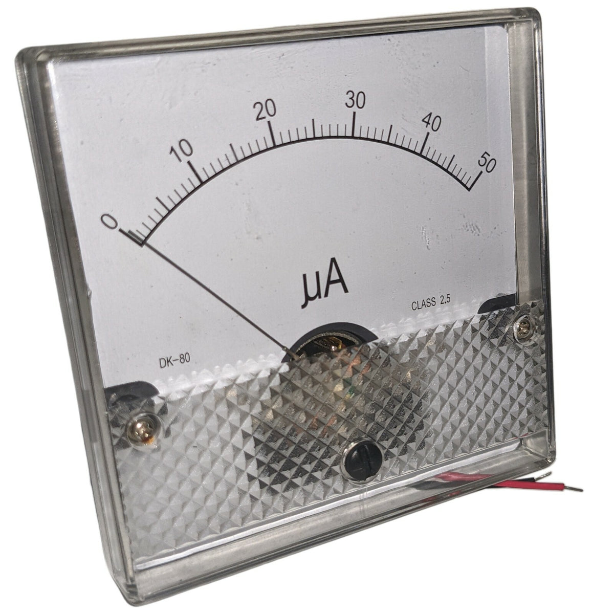 Ammeter DC 0-50µA Meter Movement, 1µA Resolution