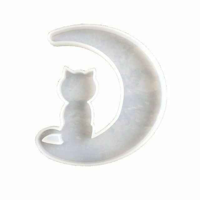 4Pcs/Set Fairy Tale Moon Animal Unicorn Mold Silicone Jewelry Craft Making Tools
