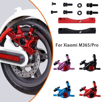 Electric Scooter Hydraulic Disc Brake Calipers Aluminum Alloy Black/Blue/Purple