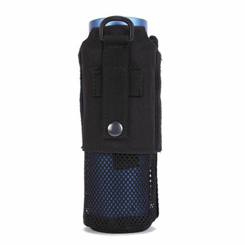 Tactical Water Bottle Pouch Foldable Holster Backpack Sports Water Sleeve Bag
