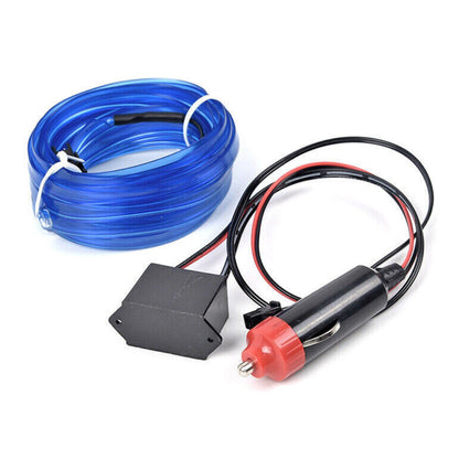 4M LED Car Interior Wire Neon String Strip Lights Atmosphere Glow Decor Lamp