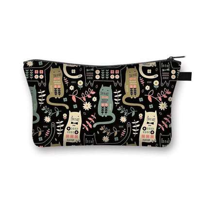 Cosmetic Bag Cartoon Toiletries Purse Small Clutch Makeup Handbag 13*15*21CM 1PC