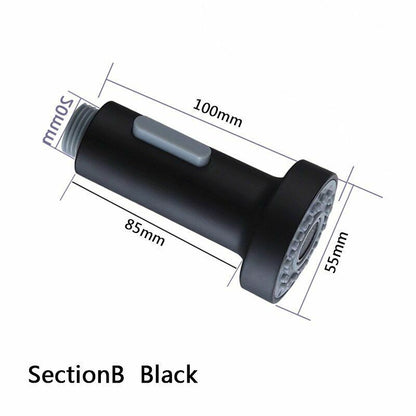 ABS Kitchen Tap Pull Out Parts Faucet Replacement Accessories Small Nozzle Head