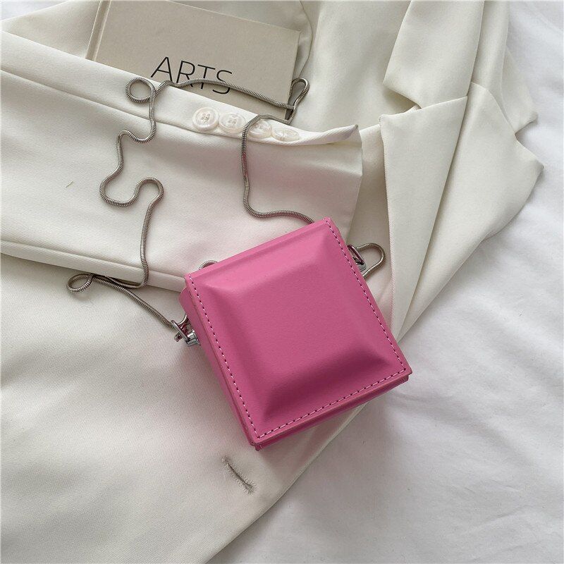 Crossbody Bag Casual Shoulder Bag Solid Color Messenger Bag 17*9*5 CM /9*10*6 CM