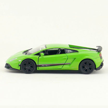 1/36 Scale Lamborghini Gallardo LP 570-4 Model Car Metal Diecast Toy Cars Green