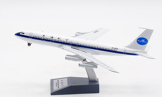 1:200 Aviation SHANGHAI AIRLINES BOEING B707-300 Airplane Diecast Plane Model