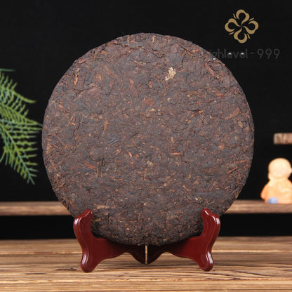 357g Five Year Dry Storage Menghai Pu'er Tea Ripe Puerh Cake Aged
