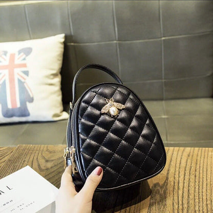 Women Shell Handbag Shoulder Crossbody Bag PU Satchel Quilted Purse Tote Gift