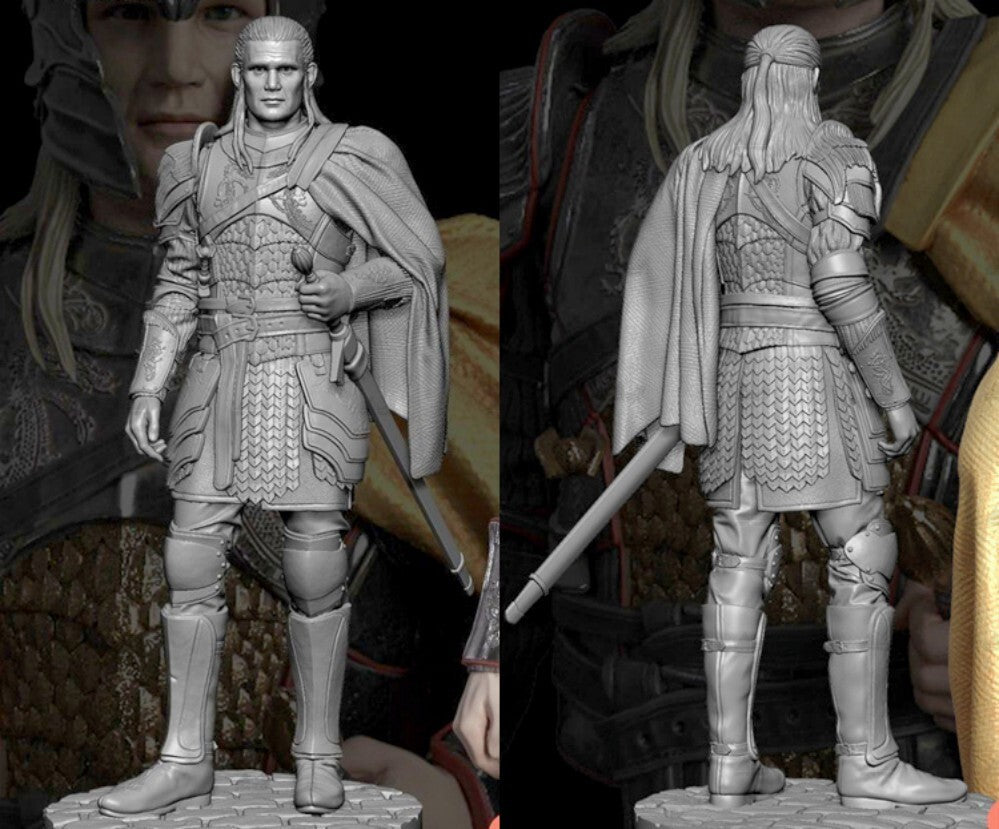 1/24 resin figure model Fantasy Male Warrior Unassembled unpainted