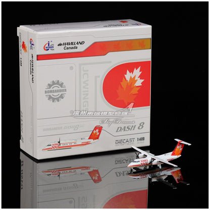1:400 JC Wings Air Canada Plane Bombardier Dash 8-200 Diecast Aircraft Model