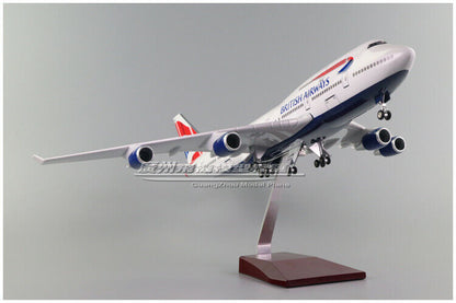 1:150 47CM British Airways BOEING 747-400 Airplane Landing Gear Resin Model