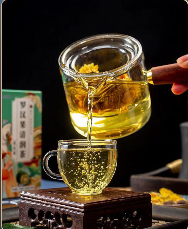 Natural healthy herbal tea constipation Luohanguo PangDaHai Chrysanthemum tea