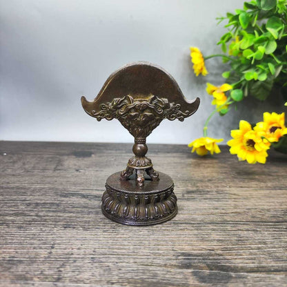 Brass Tibetan Style Nepalese Craft Copper 3-Inch Vajra Axe Ritual Tool Decor