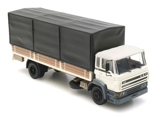 ARTITEC DAF tilting cabin 1987, movable hood, white 1/87 FINISHED MODEL TRUCK