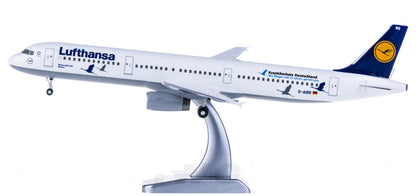 1:200 Hogan Lufthansa AIRBUS A321 Passenger Aircraft ABS Plastic Plane Model