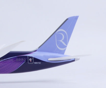 1:130 43CM RIYADH AIR BOEING 787 Airplane Landing Gear Resin Aircraft Model
