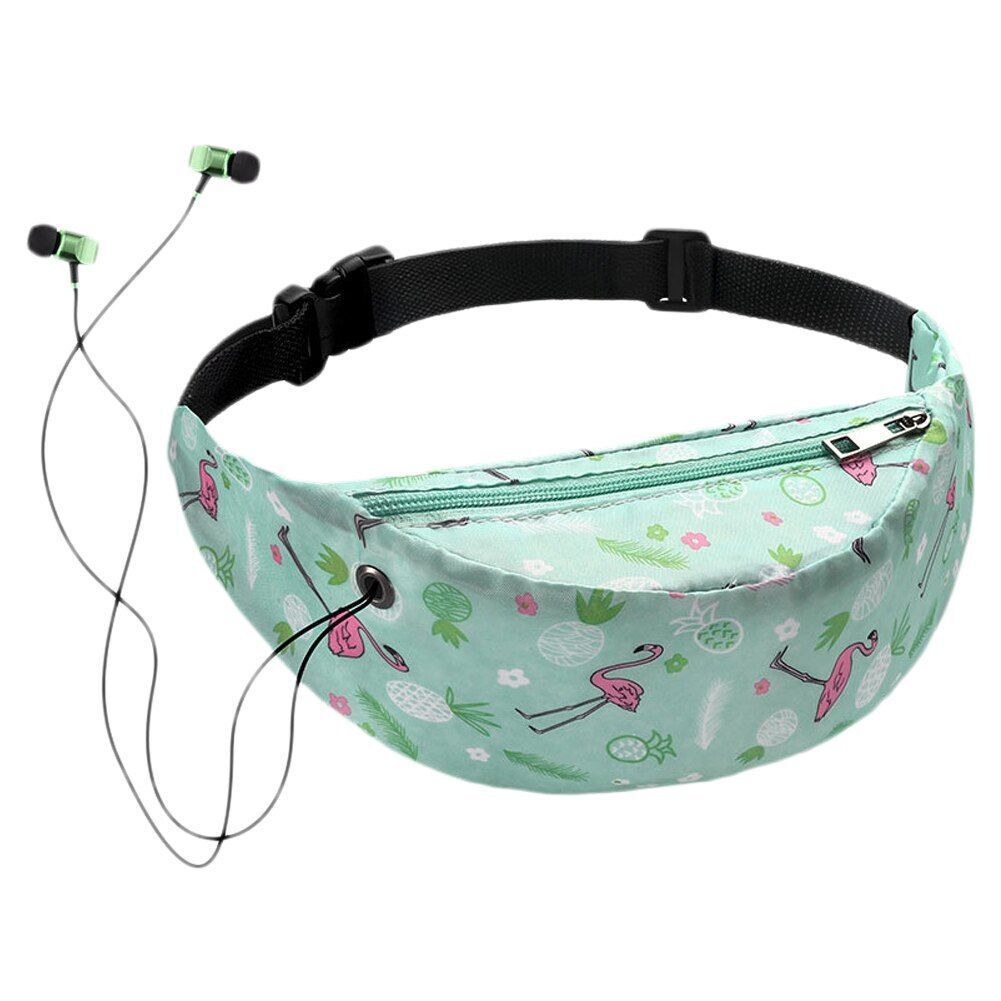 Colorful Waist Bag Pockets Hip Belt Bag Wallet Travel Hiking Fanny Pack Case 1PC