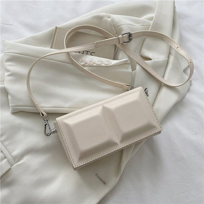 Crossbody Bag Casual Shoulder Bag Solid Color Messenger Bag 17*9*5 CM /9*10*6 CM